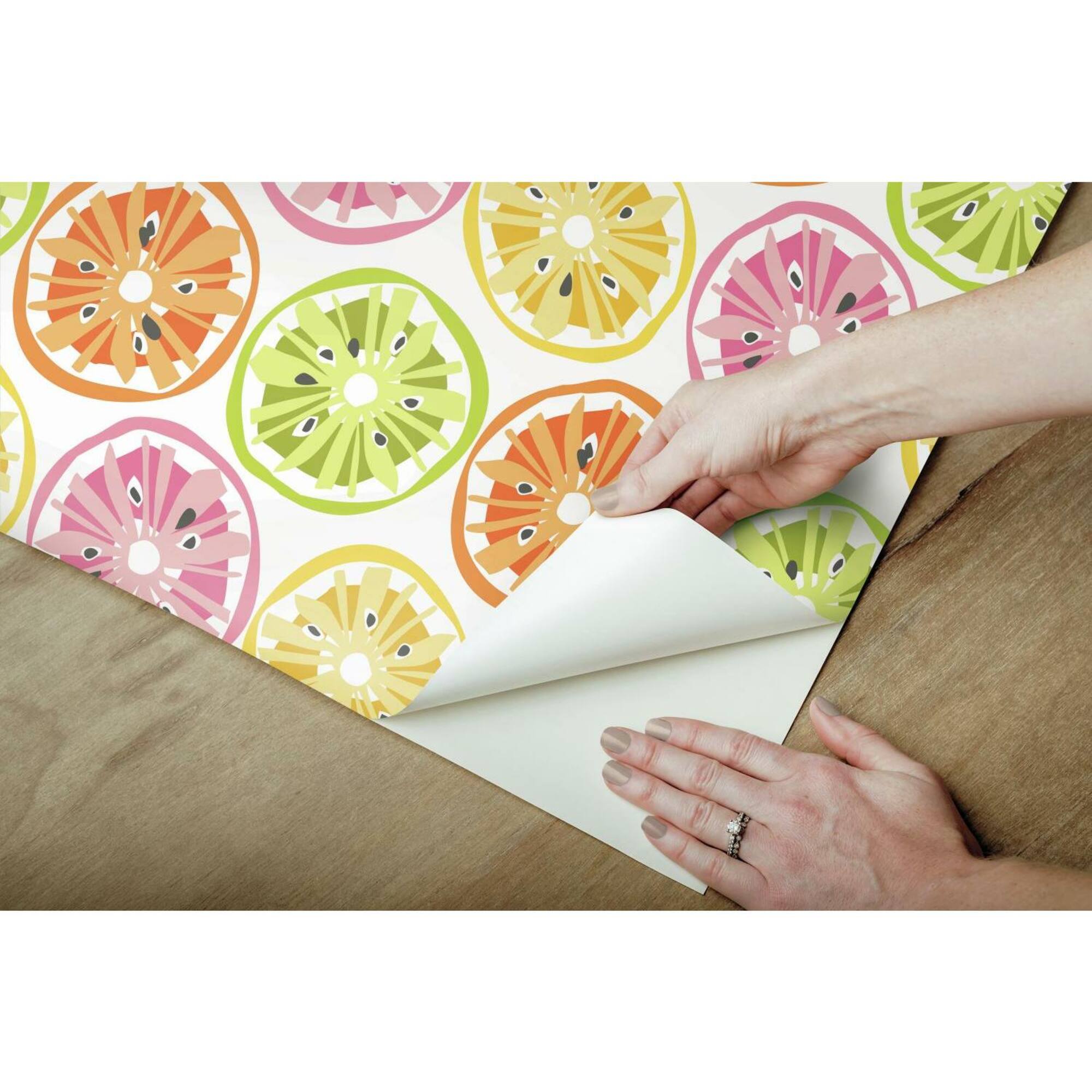 RoomMates Citrus Sweet Peel & Stick Wallpaper